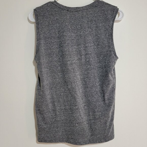Club Monaco Sleeveless V Neck Tank Top Gray Women's Small - Picture 3 of 3